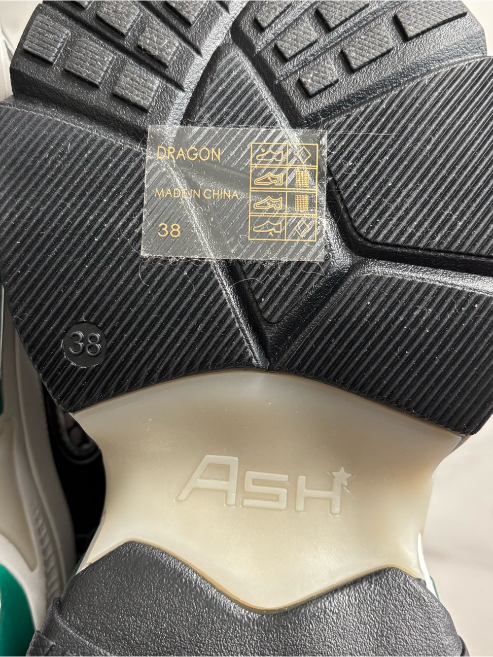 Ash Dragon Sneaker Sz 38 - Picture 7 of 9